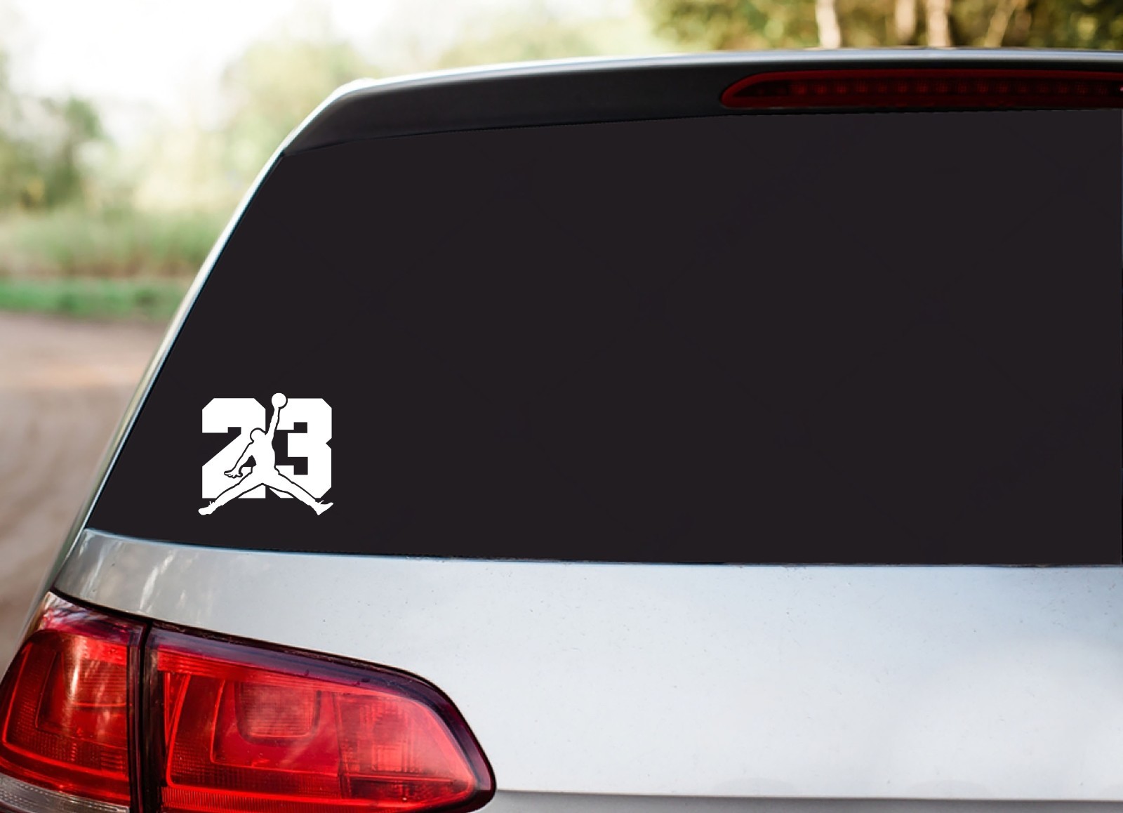 23 Jordan Jumpman Logo Vinly Decal 4" to 12" CHOOSE SIZE & COLOR