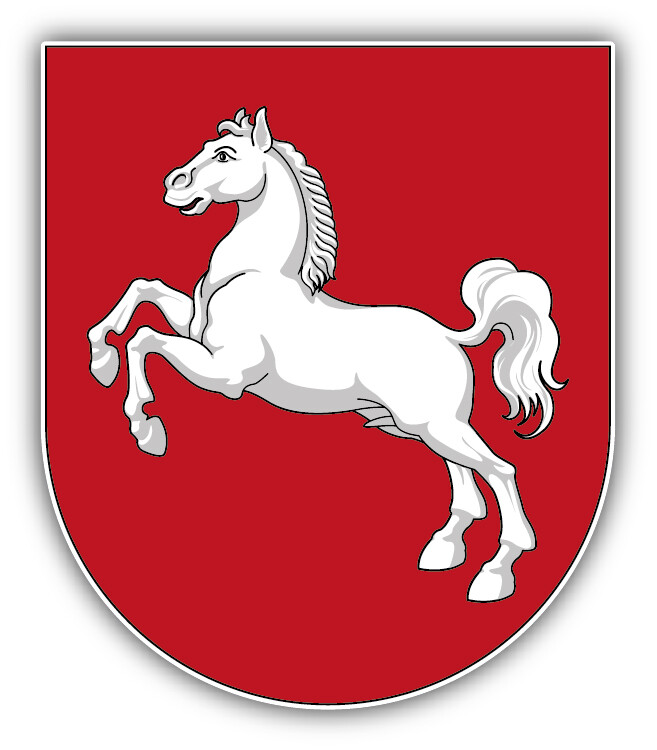 Niedersachsen Westfalen State Coat Of Arms Germany Car Bumper Sticker Decal