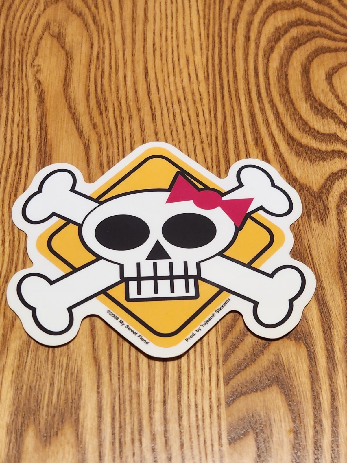 Cruise Ship Drummer My Sweet Fiend Skulli Keep Out Sticker Die-Cut Window Decal