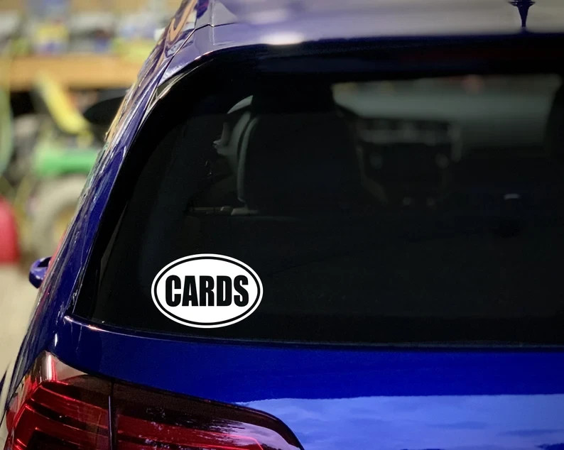 Custom Oval Europe Style Sticker | Personalized Vinyl Decals | Business Logo