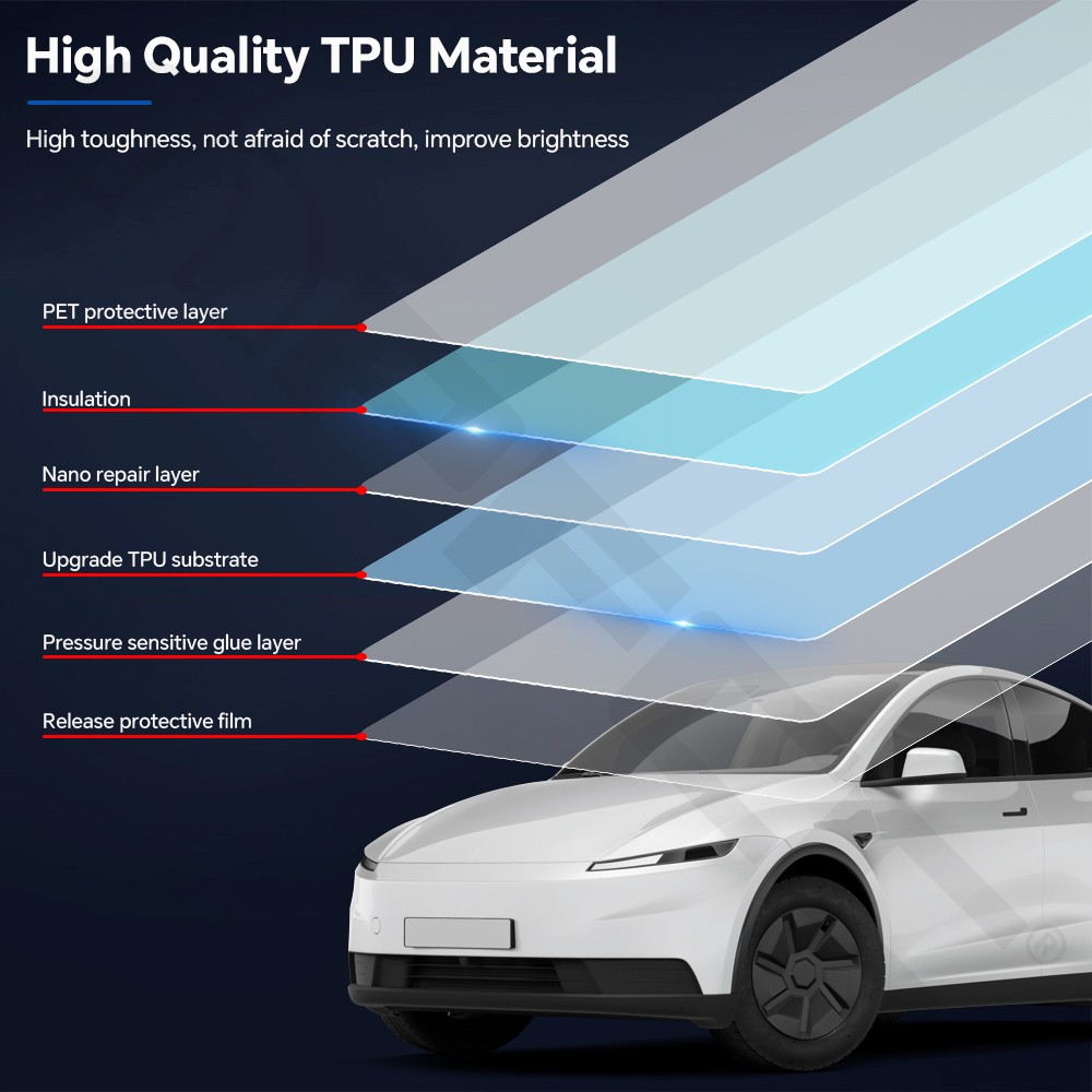 Tesla Model Y Standard 2026-UP Paint Protection Gloss Clear Film PreCut Kit PPF
