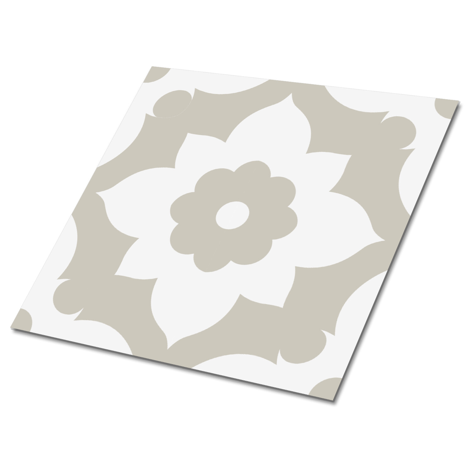 11,8”x11,8” Tile Stickers Splashback Kitchen Peel and Stick Arabesque flower