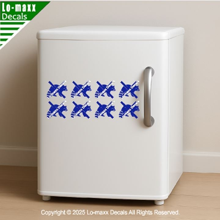 Raccoon Kill Markings Die Cut Vinyl Decal Sticker Car Truck Window Funny Graphic