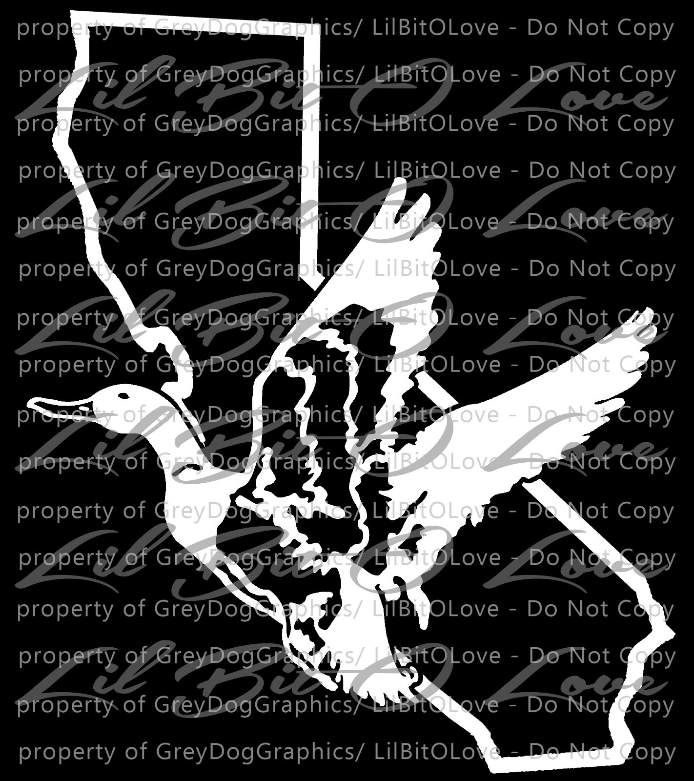 California Duck Hunter Solid Color Drake Hunting Vinyl Decal Sticker Water Fowl