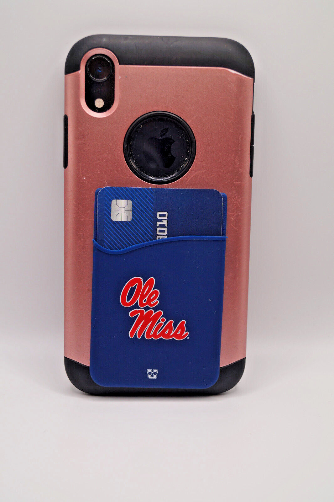 Universal Adhesive Pocket Stick On Phone Wallet Card Holder Ole Miss