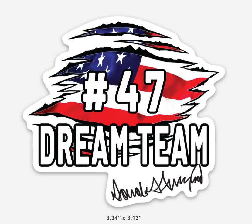 MAGA TRUMP Sticker pack, 7 America First decals, FAFO, MAGA 250, #47 Dream Team