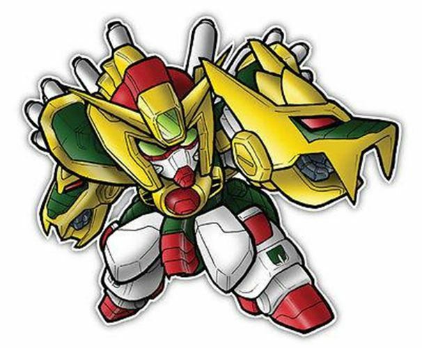 SD Dragon Gundam Anime Car Window Decal Sticker E008
