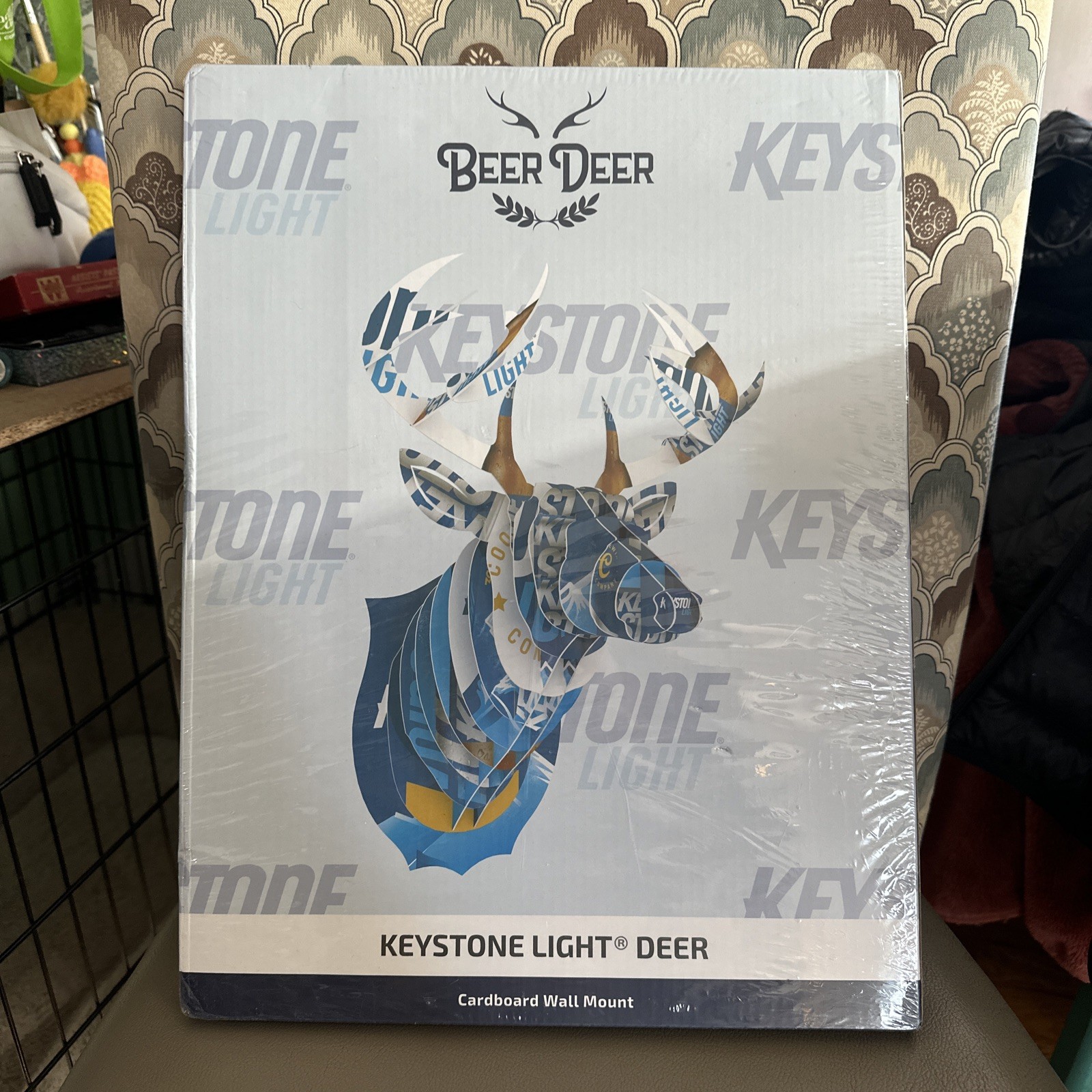 Beer Deer – Keystone Light- Beer Deer Cardboard Wall Mount – New