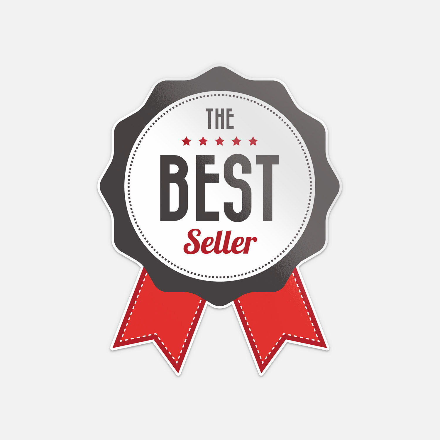The Best Seller Trade Badge Vinyl Sticker Decal