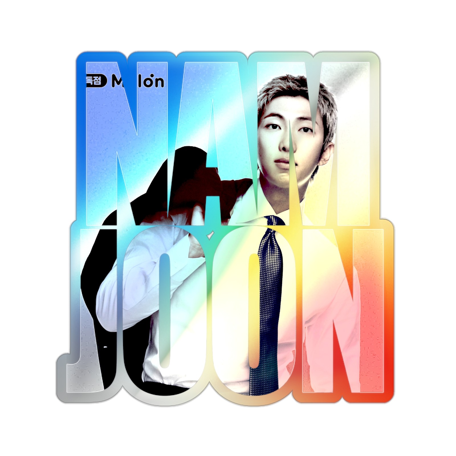 Namjoon Portrait Holographic Die-cut Sticker