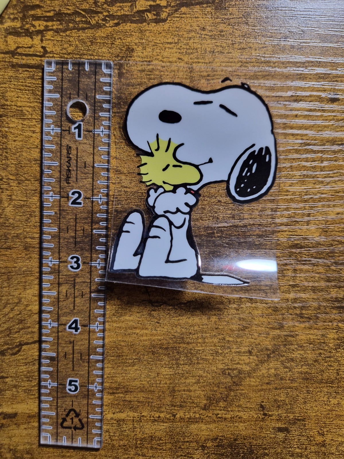 Snoopy And Woodstock Peanuts High Quality UV DTF Raised Decal Sticker NOT VINYL