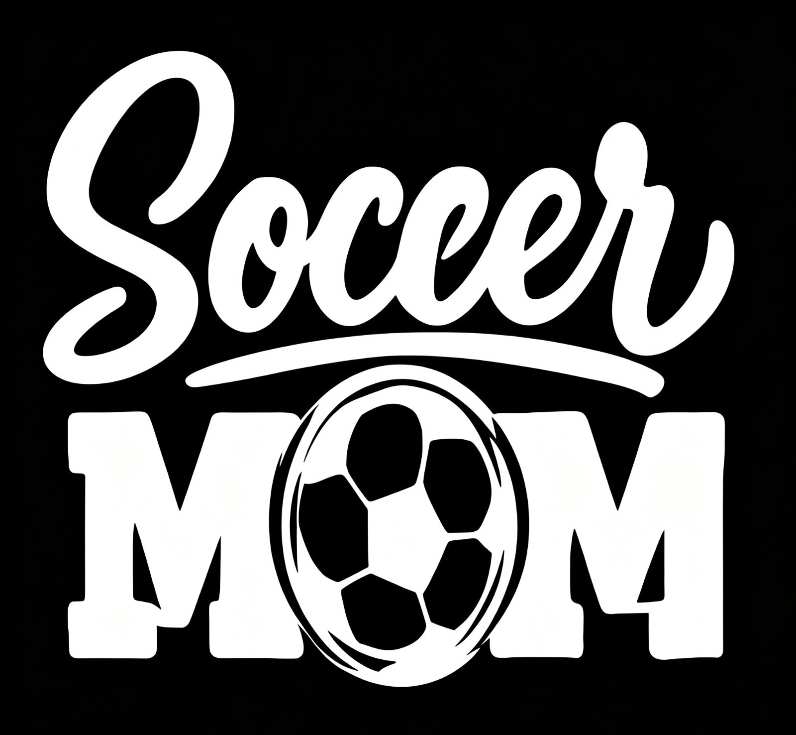 4" Soccer Mom Vinyl Sticker Football Fan Car Window Decal