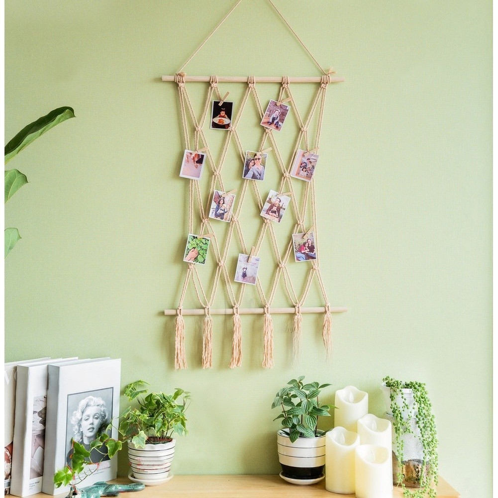 for Nordic Cotton Tapestry Wall Hanging 40x80cm for Living Room Bohemian Home