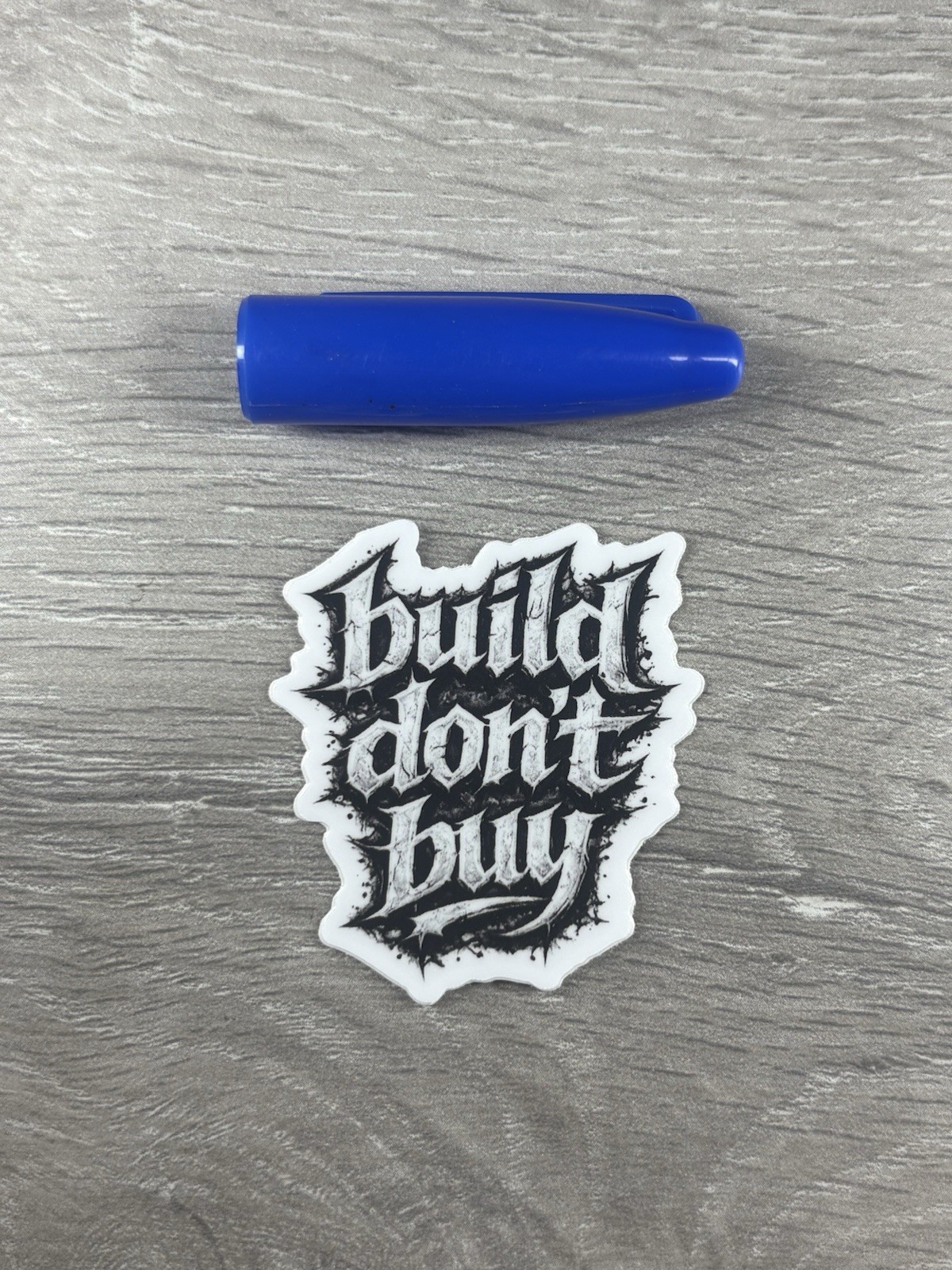 “Build Don’t Buy” Dirtbike Parts Moto Brand Sticker Packs Vinyl Waterproof (3pc)