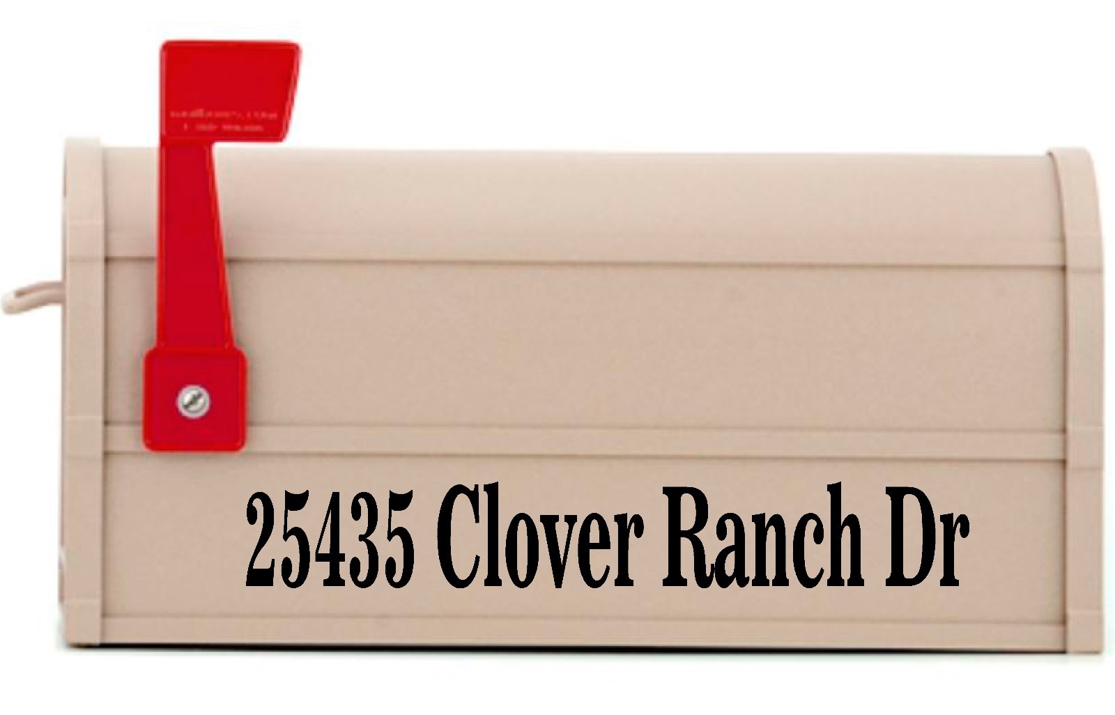 CUSTOM Mailbox Numbers Street Name Address Mail Receptacle Post