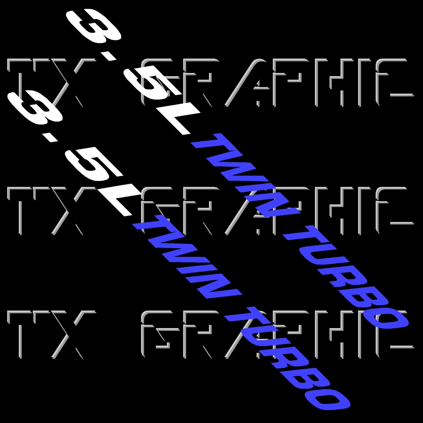 3.5 L LITER CC TWIN TURBO DECAL STICKER FORD ECOBOOST V6 ENGINE F-150 (PAIR)