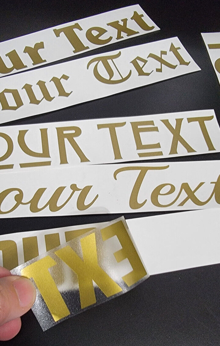 1- 8" Personalized Custom Name Decal Vinyl Sticker Car Truck Door Laptop Window