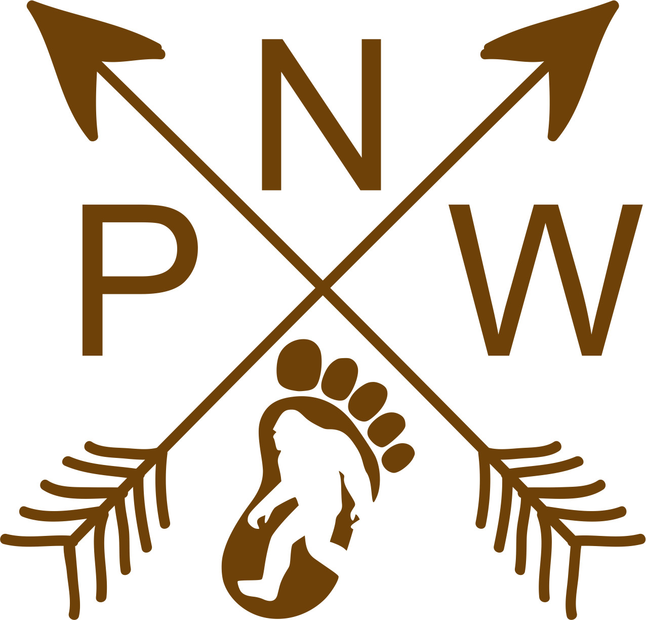 Pacific NW Bigfoot Vinyl Decal Sticker Car Truck SUV Window Bumper Wall Tablet