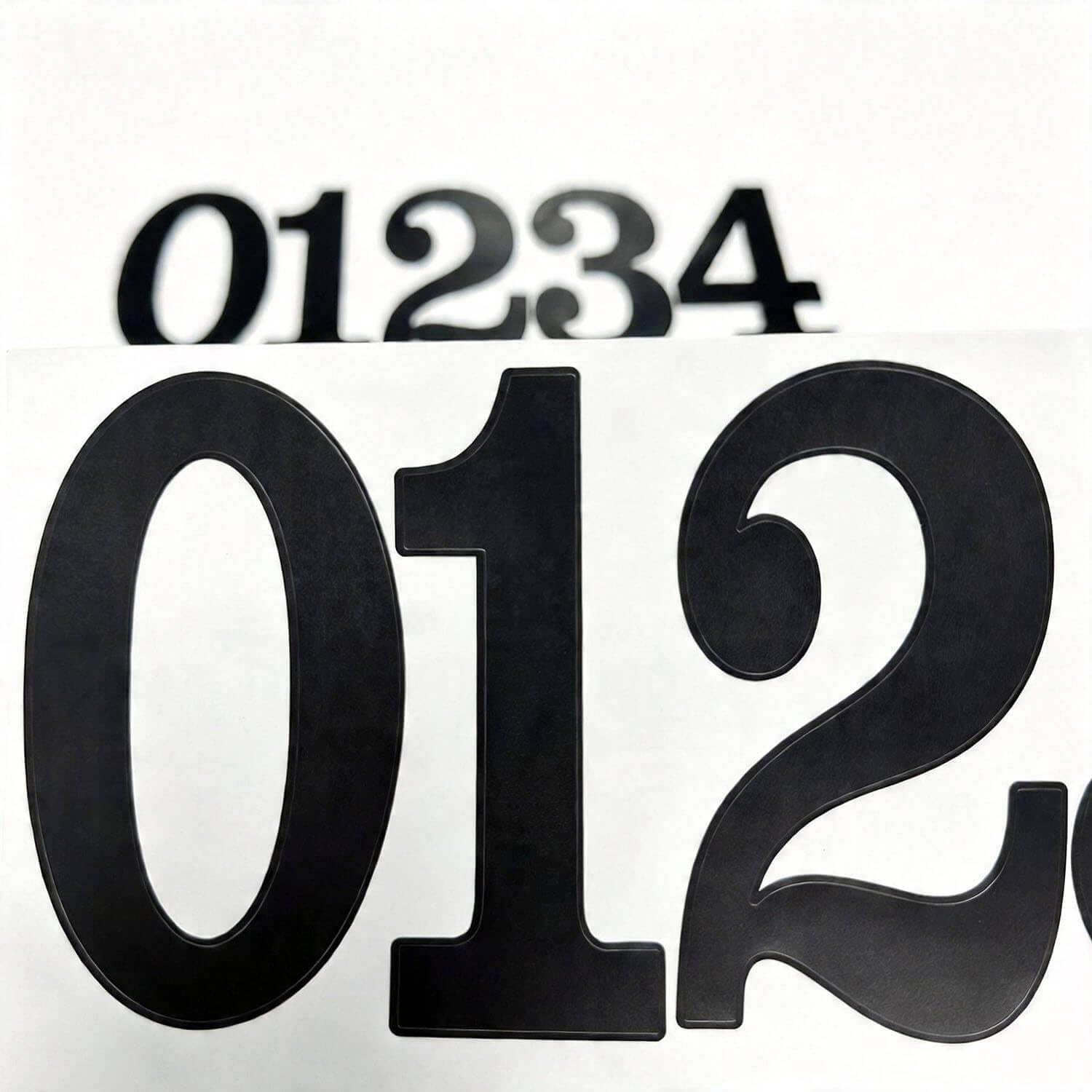 100 Pcs 4 Inch Number Stickers,10 Sheets Vinyl Waterproof Mailbox Numbers,Self-A