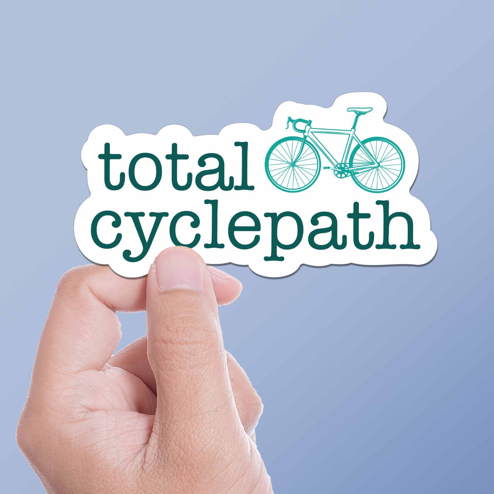 Total Cyclepath Biking Sticker – Bike Decal for Laptop & Water Bottle