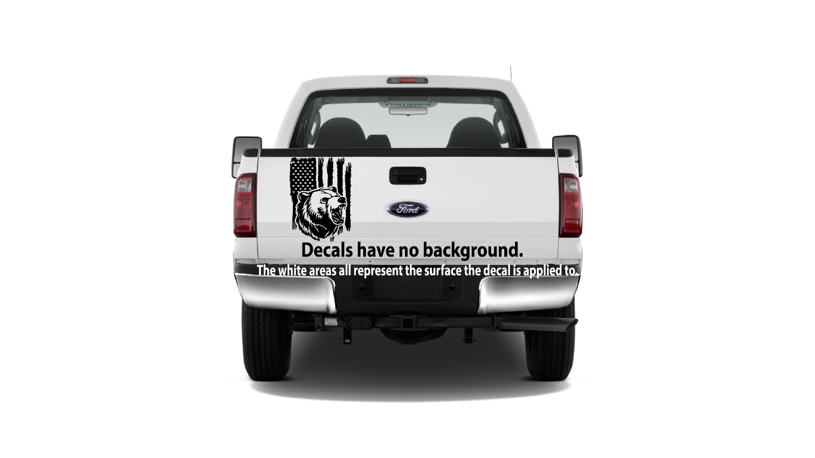Distressed American Flag Bear Head Hunter Grizzly Hunt Outdoor Decal Sticker