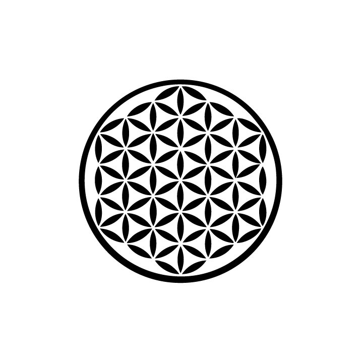 Flower Of Life, Sacred Geometry. High Quality Professional Grade vinyl decal