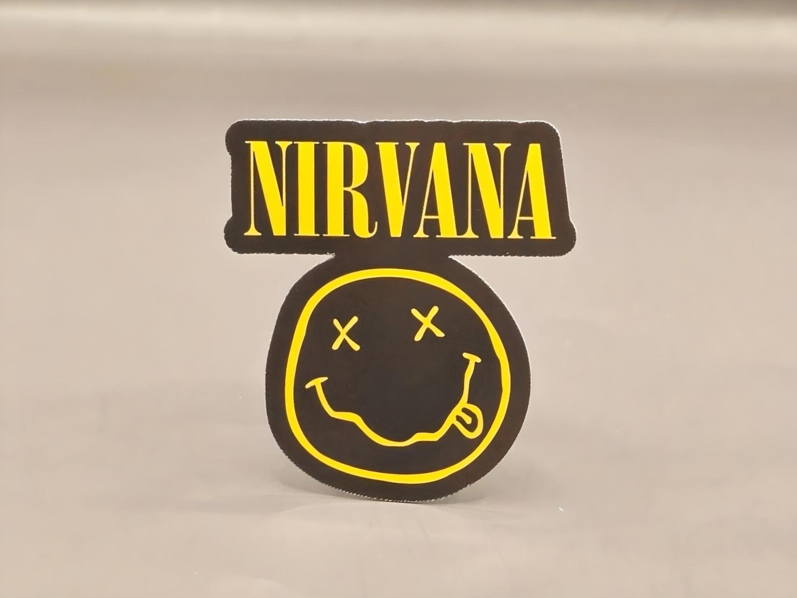 Nirvana Kurt Cobain Inspired Stickers Alternative Grunge Rock Smiley Logo Decals