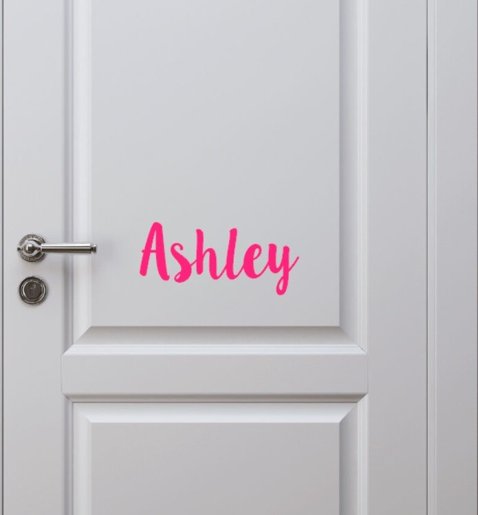 Custom Name Wall Door Sticker Personalized Removable Vinyl Decal 12cm to 26cm
