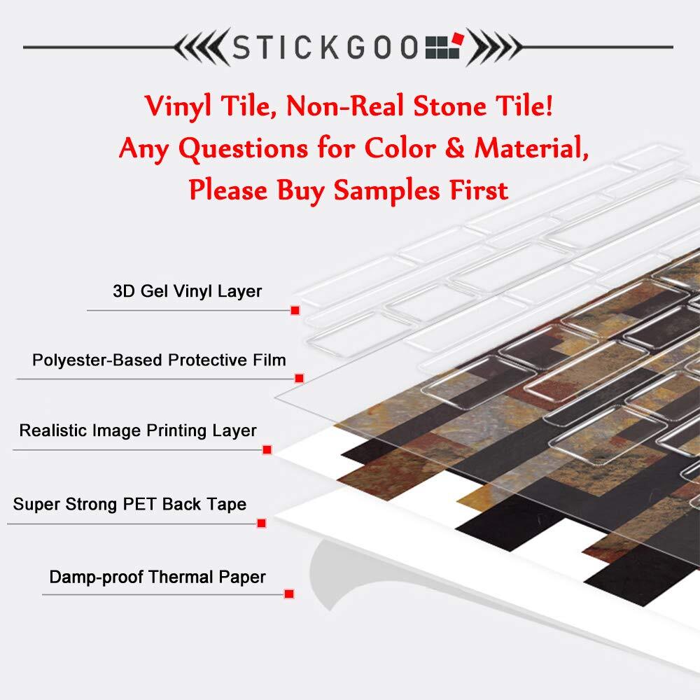 Peel and Stick Subway Tile, Stick on Tiles Backsplash for Kitchen & Bathroom …