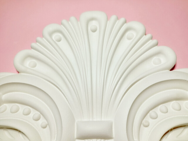 Plaster Ornament in Gold, Silver, Bronze etc. Relief, Decoration "Athene"