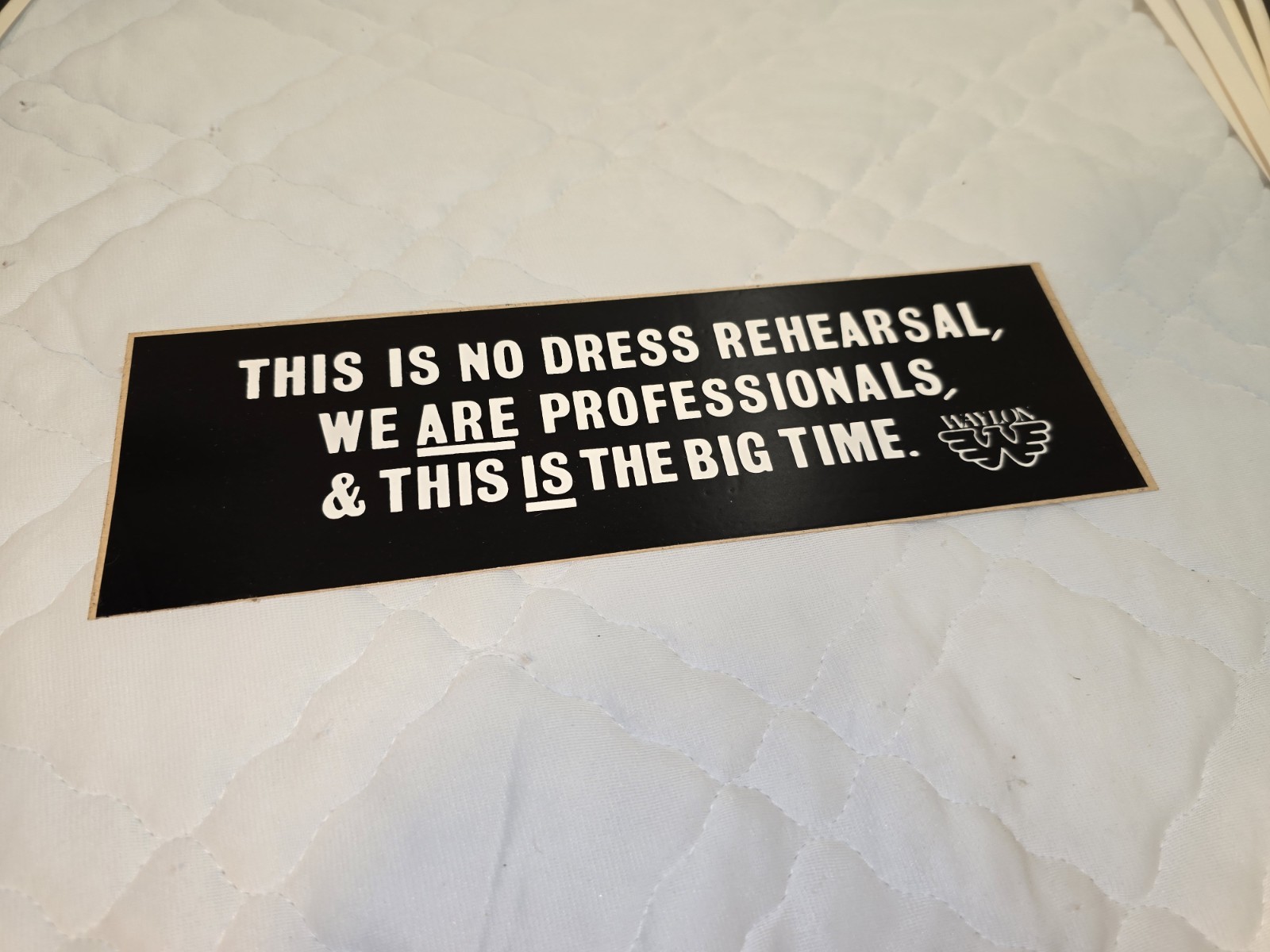 Waylon Jennings Outlaw Country … THIS IS THE BIG TIME STICKER Decal, 70S/80s
