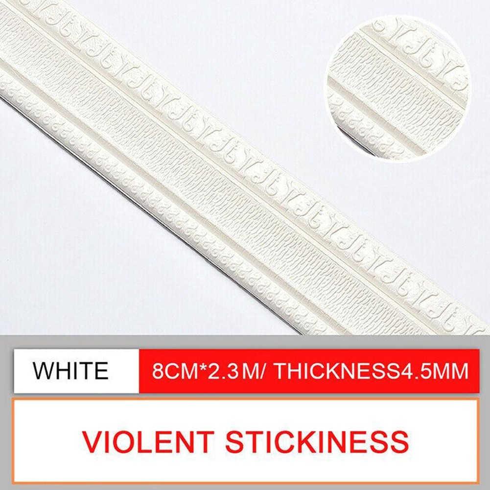 Anti-compression Foam Molding Trim Wall Repair PE Foam Skirting Thickness 4.5mm