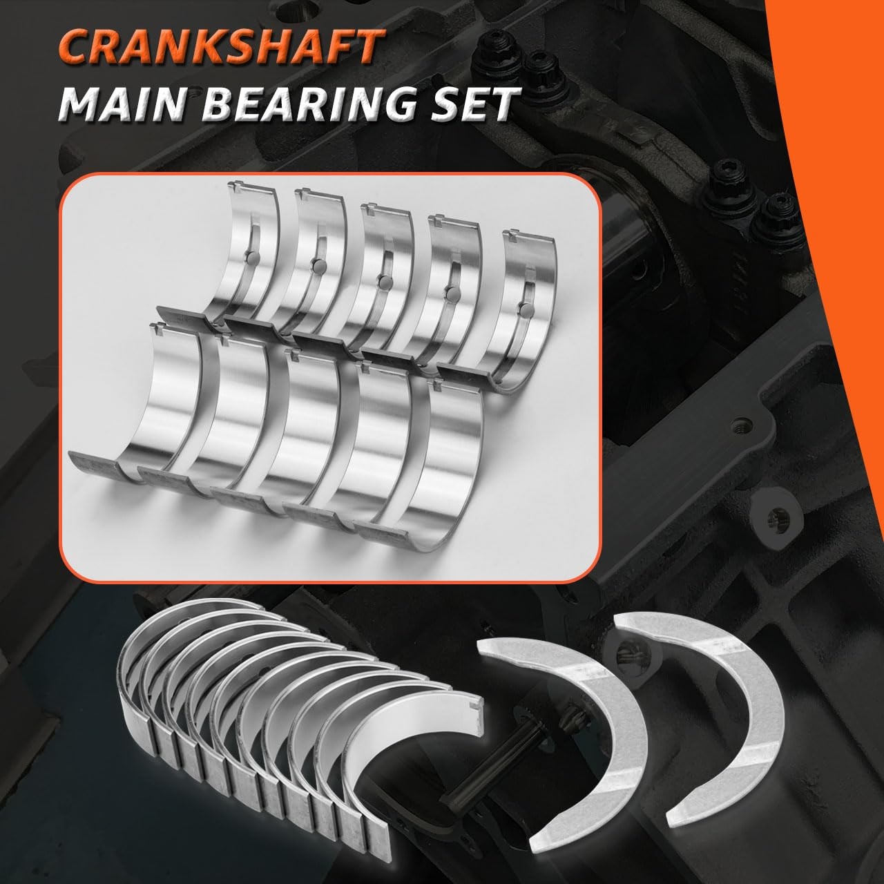 Main Rod Engine Bearings Kit Kia Optima Sorento Sportage Hyundai Sonata