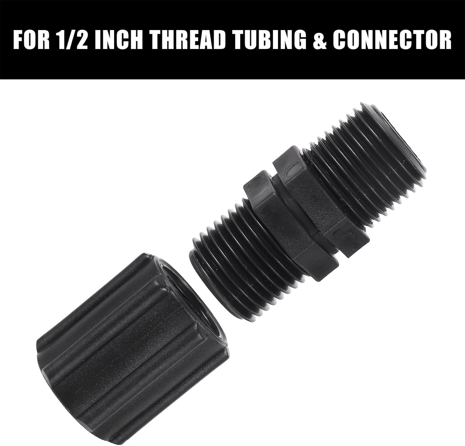 10 Pcs Head Pipe Riser 1/2 Inch MPT Double Male Pipes Thread Head Pipe Riser …