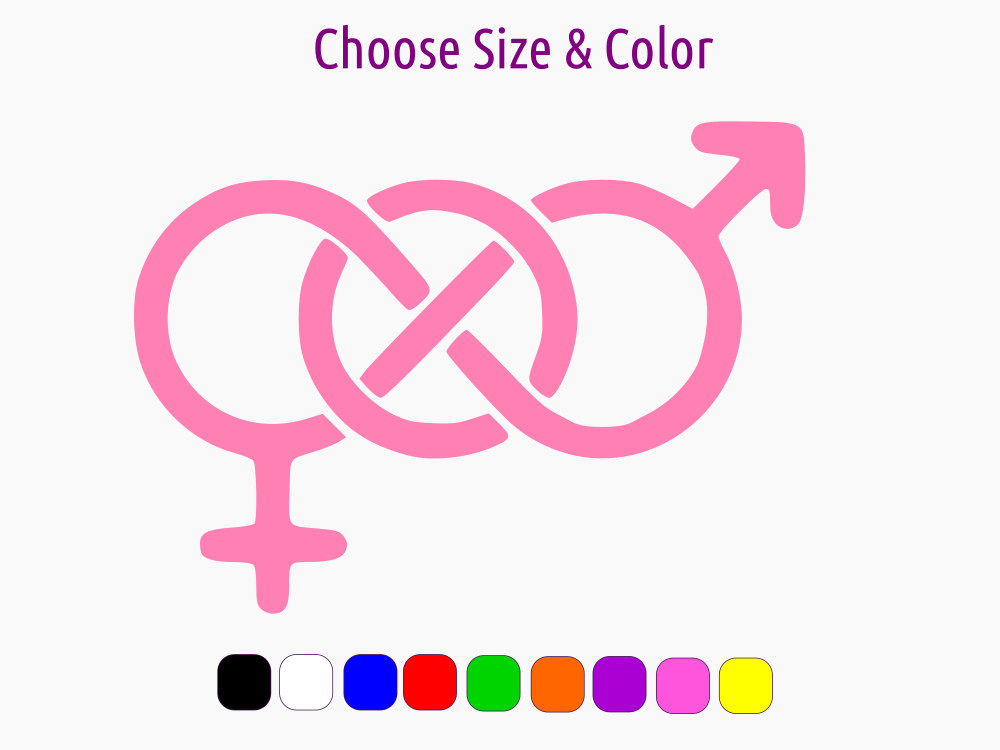 LGBTQ PRIDE EQUAL MARRIAGE RIGHTS Vinyl Window Wall Sticker CHOOSE SIZE COLOR