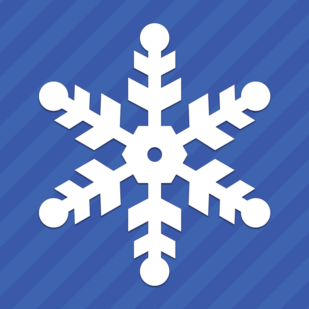 Snowflake Vinyl Decal Sticker