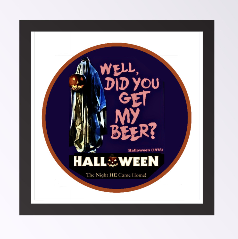 Halloween – Movie 1978 (Get My Beer?) – 4" Decal Car Truck Cooler Laptop Decor