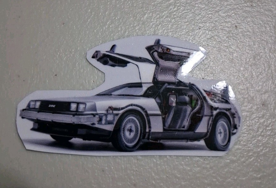 Delorean Car Vinyl Sticker NEW