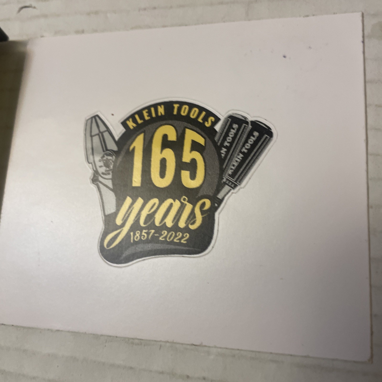 Klein Tools Tradesman Club Exclusive Giveaway Sticker July ‘22 165 Years