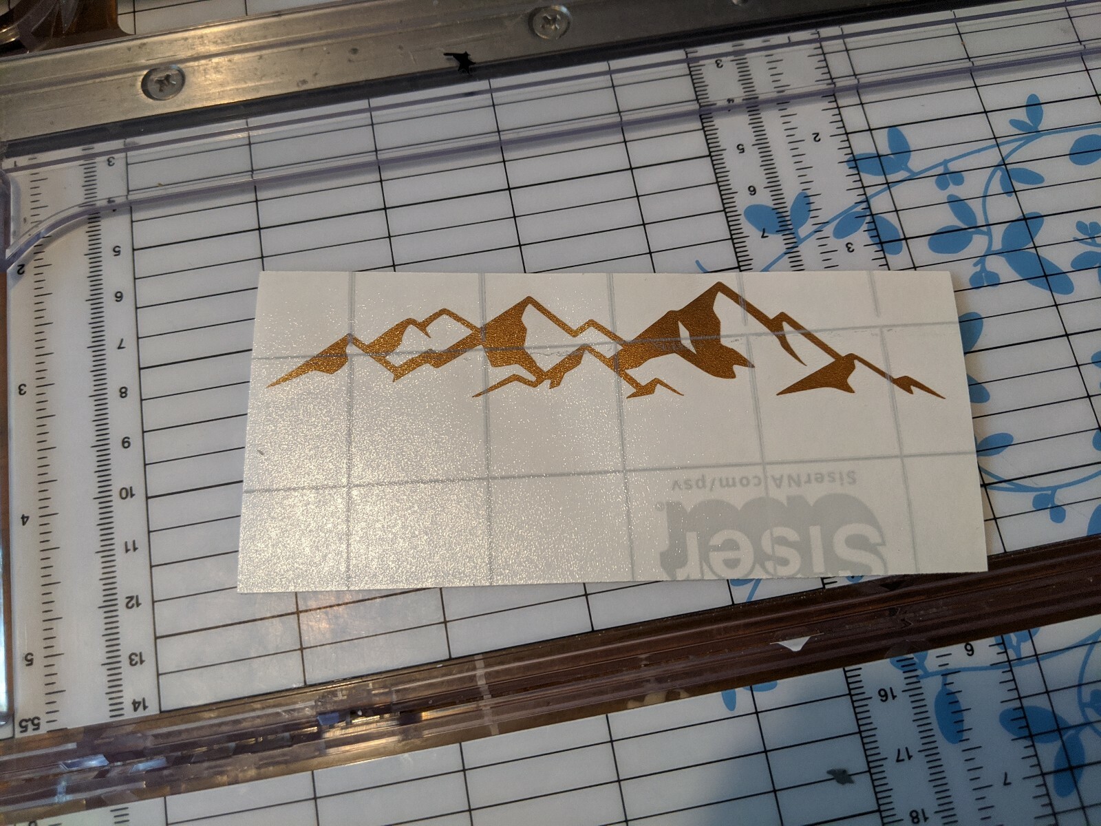 Mountain Life vinyl decal/sticker camping hiking outdoors woods 5" wide