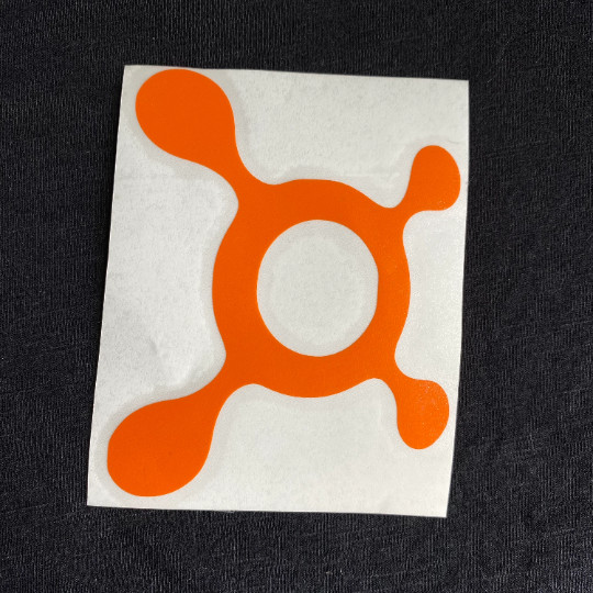 Orange Theory Fitness OTF Splat Vinyl Sticker Decal | Car, Water Bottle, Laptop