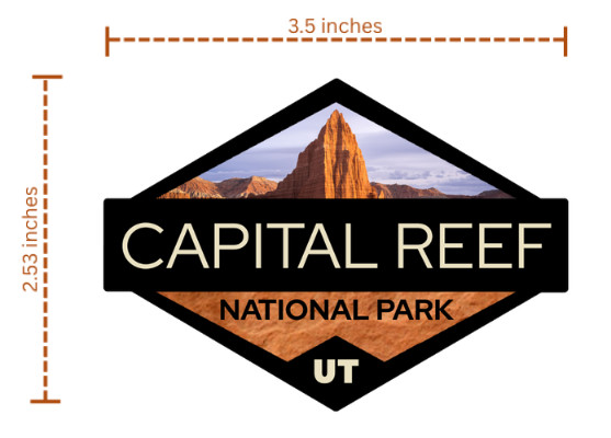 Utah National Parks – The 'Mighty Five' – Vinyl Sticker 5-Pack