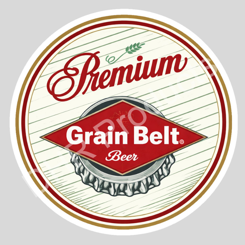 Grain Belt Beer Premium Vinyl Sticker/Decal 01