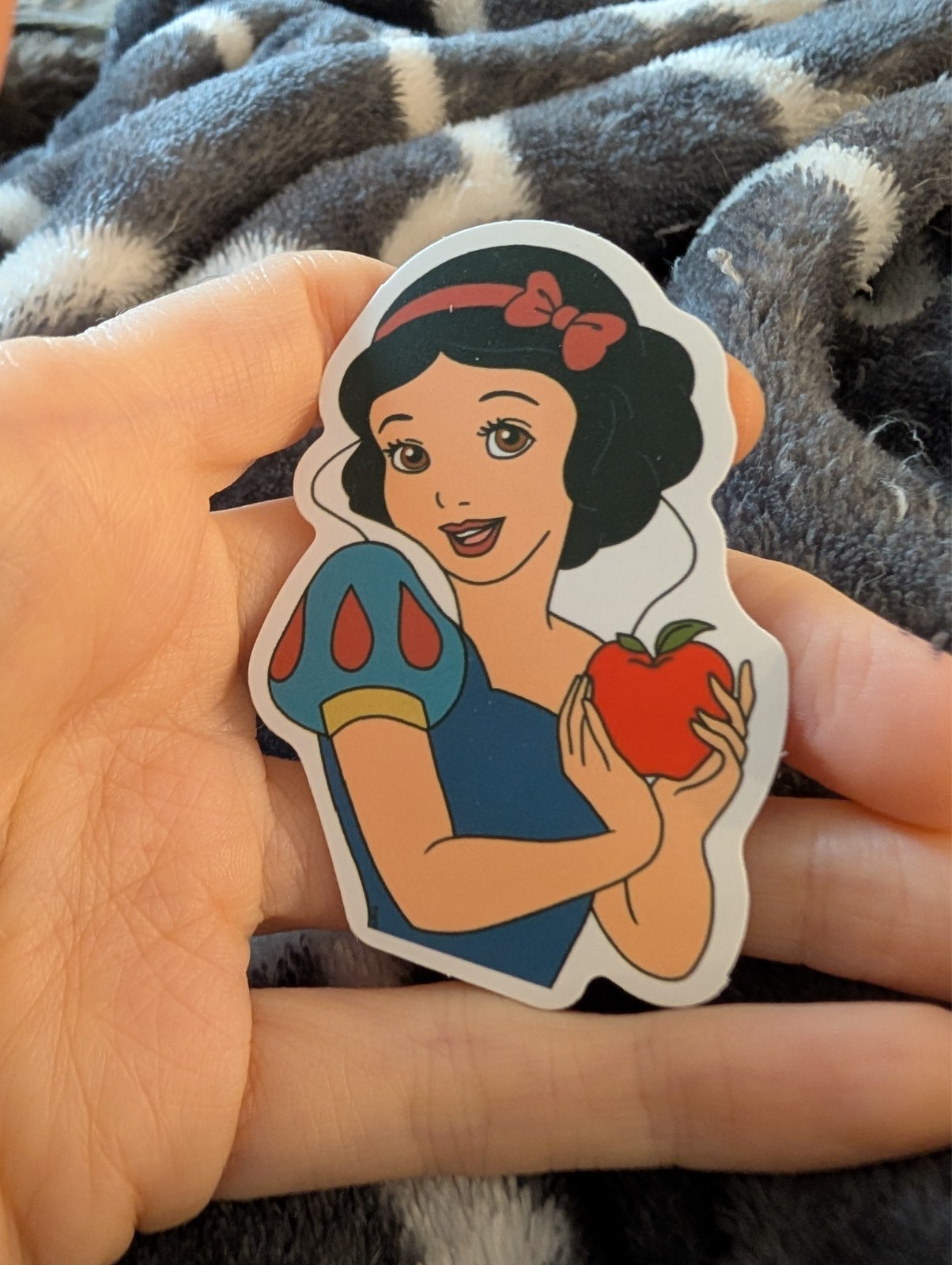 Snow white, Disney, Vintage cartoon, Sticker, movie characters