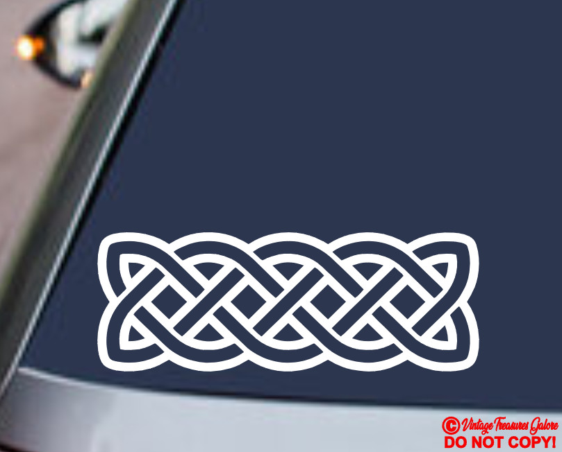 CELTIC SAILOR'S KNOT Vinyl Decal Car Window Bumper Sticker GAELIC IRISH SYMBOL