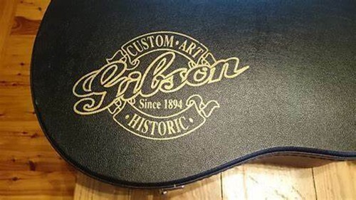 Gibson Custom Art Historic logo Guitar Vinyl Sticker Decal 210mm Wide