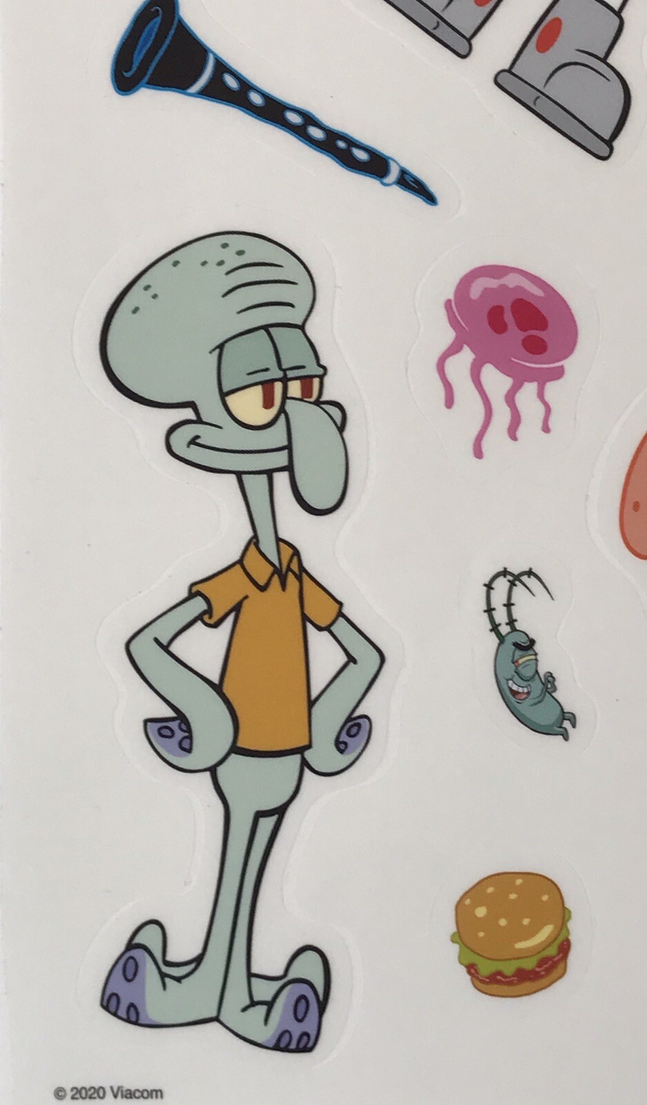 SPONGE BOB SQUAREPANTS kids wall stickers 14 Wall Decals Sandy Patrick Squidward