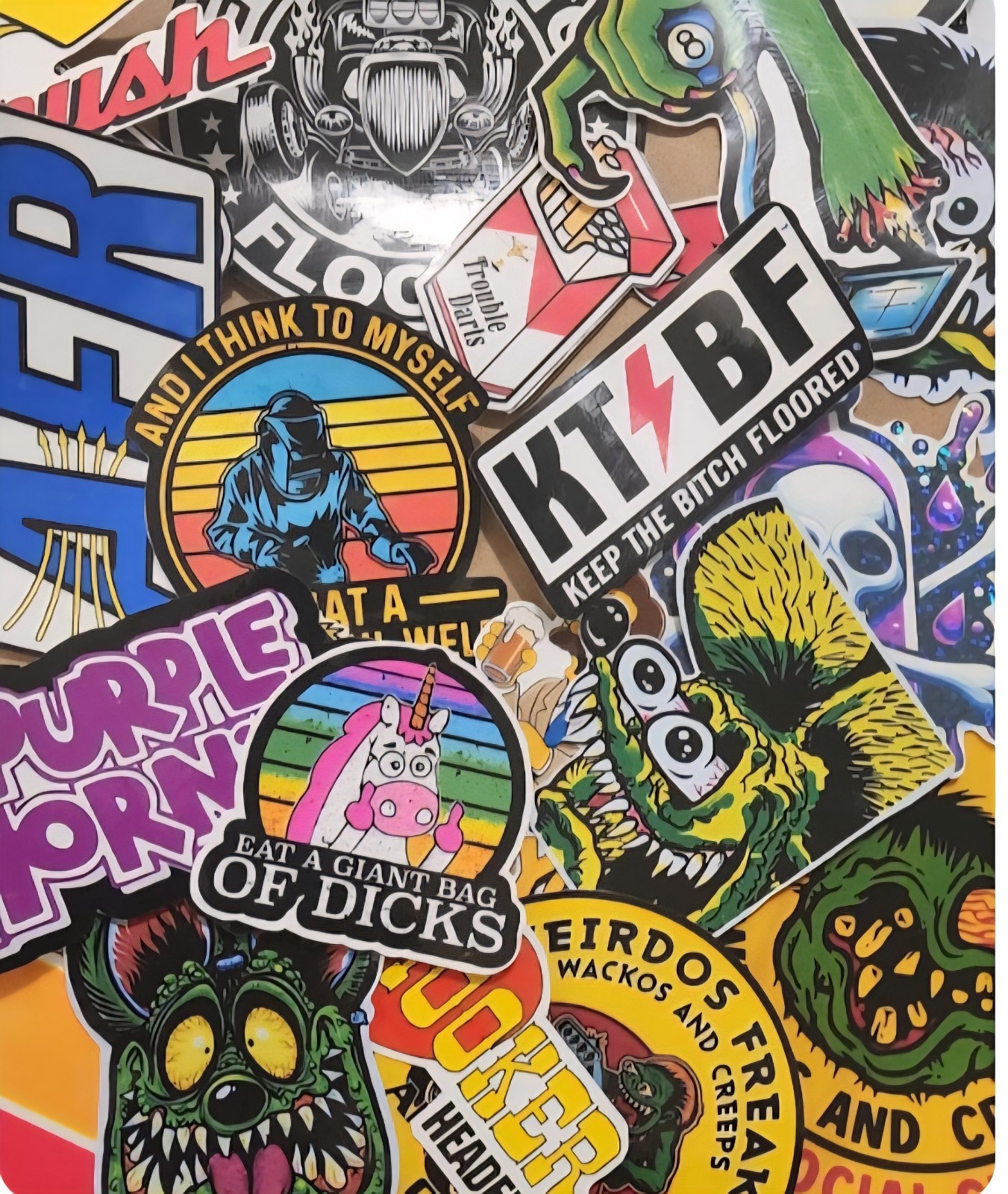 3×3 Custom Vinyl Stickers Set Of 25: Waterproof Logo Decals for Small Business