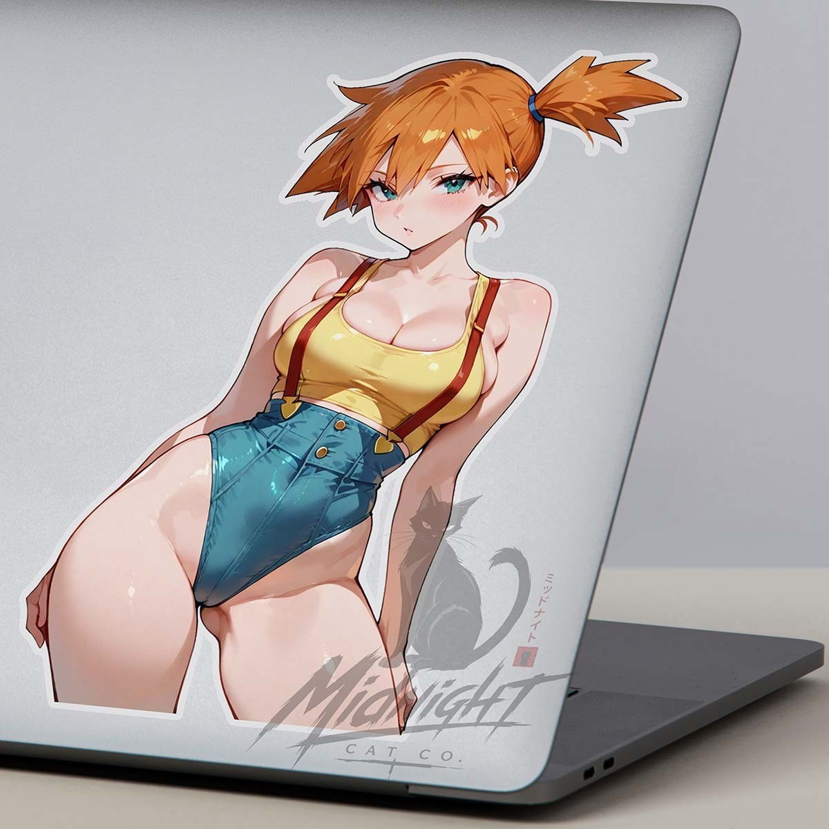 Waifu Gym Leader 6" Sticker Anime Manga Cute Laptop Skateboard Car
