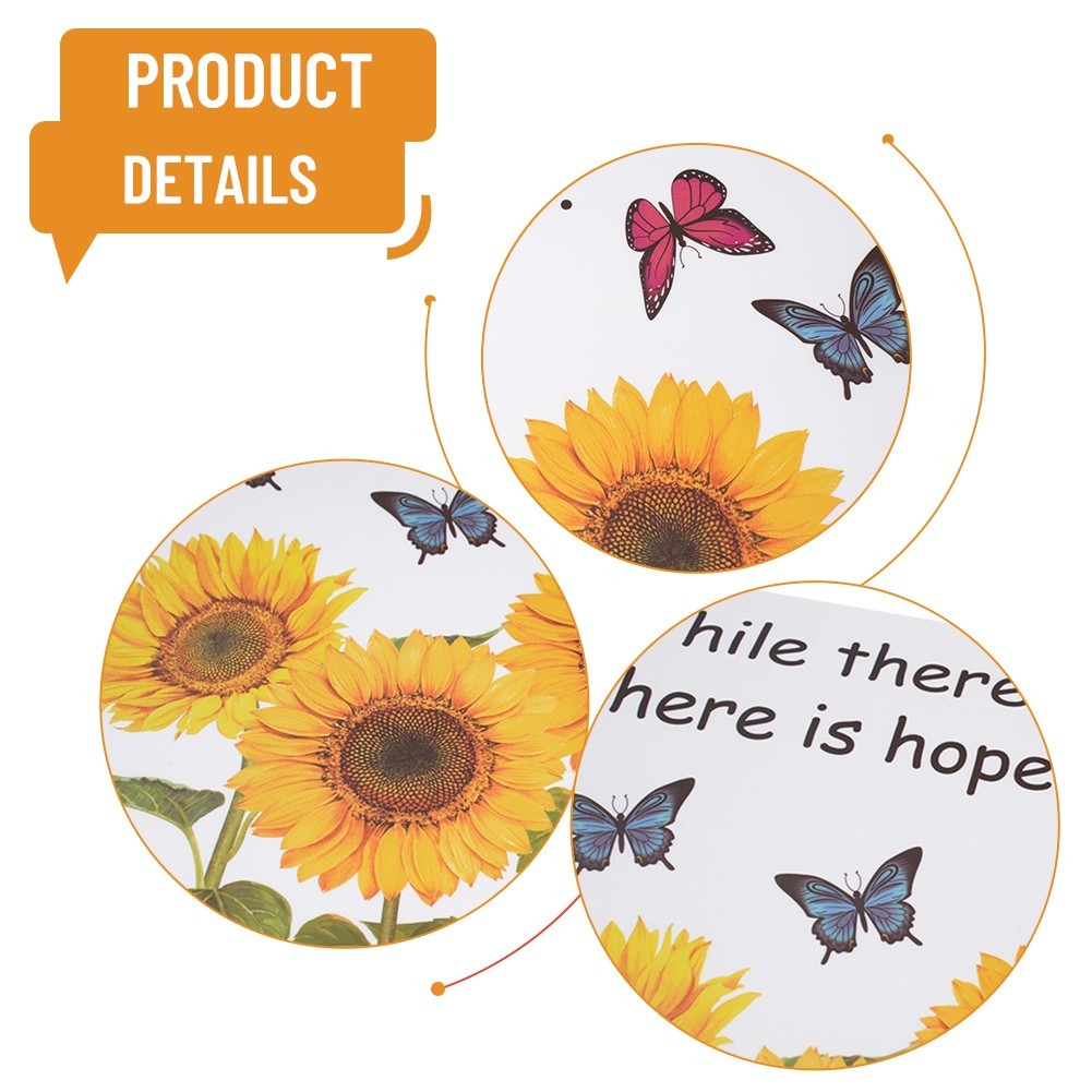 Fashionable Removable Sunflower Wall Sticker Flower Decor Waterproof Decals